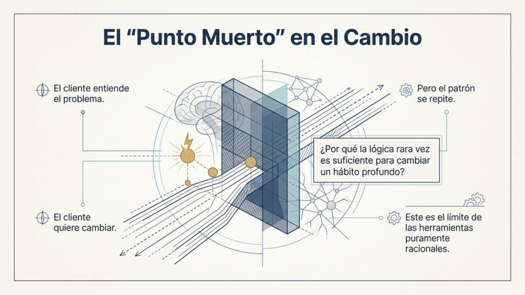 El punto muerto en el cambio